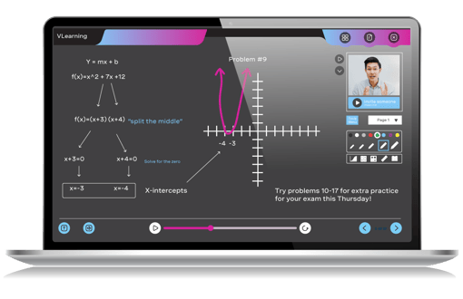 Video API being used to teach a course in education